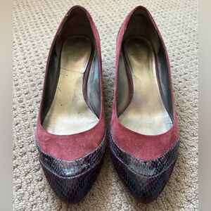 Colorful Suede Shoes, Size 8.5 by Nine West